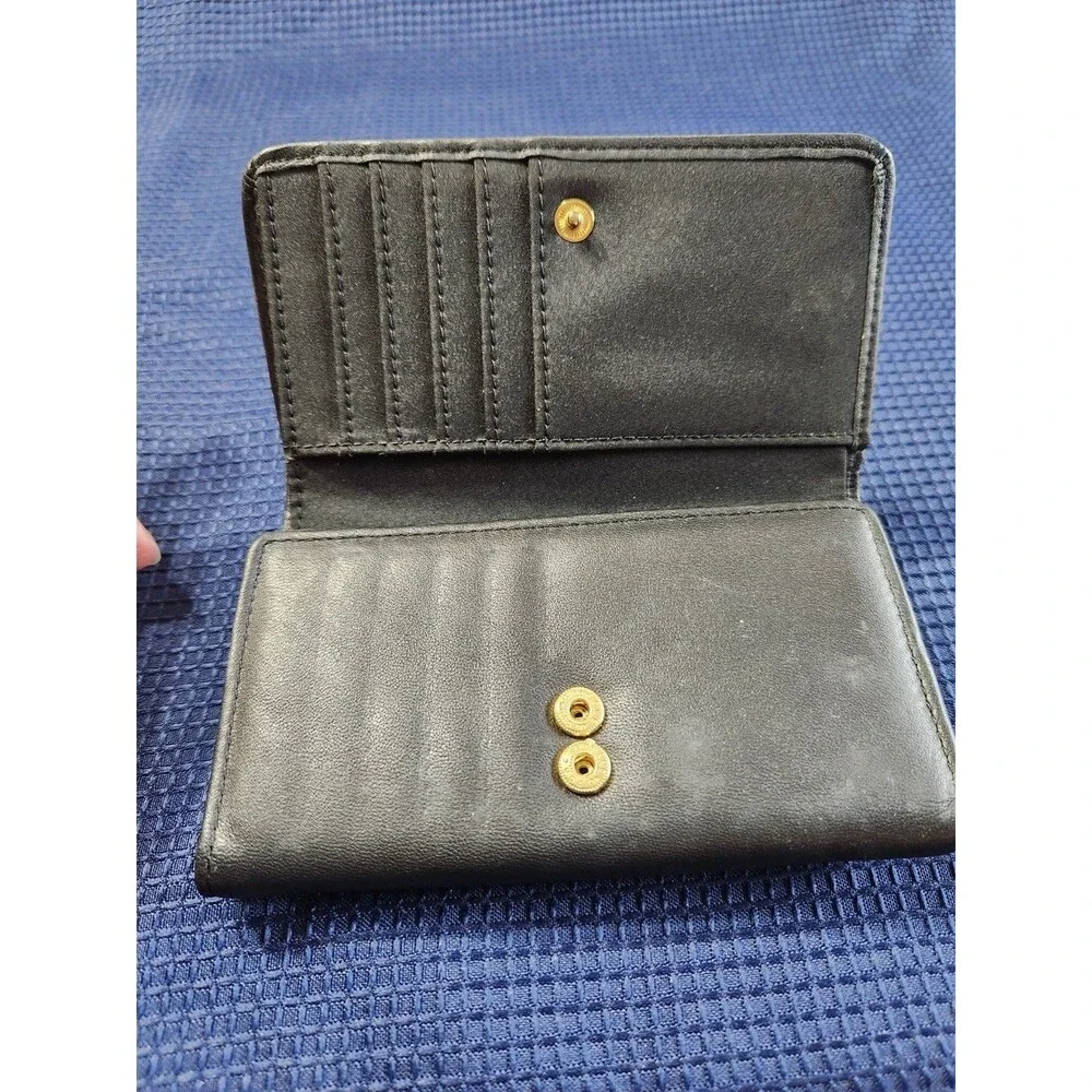 Bass Classic Black Leather Wallet